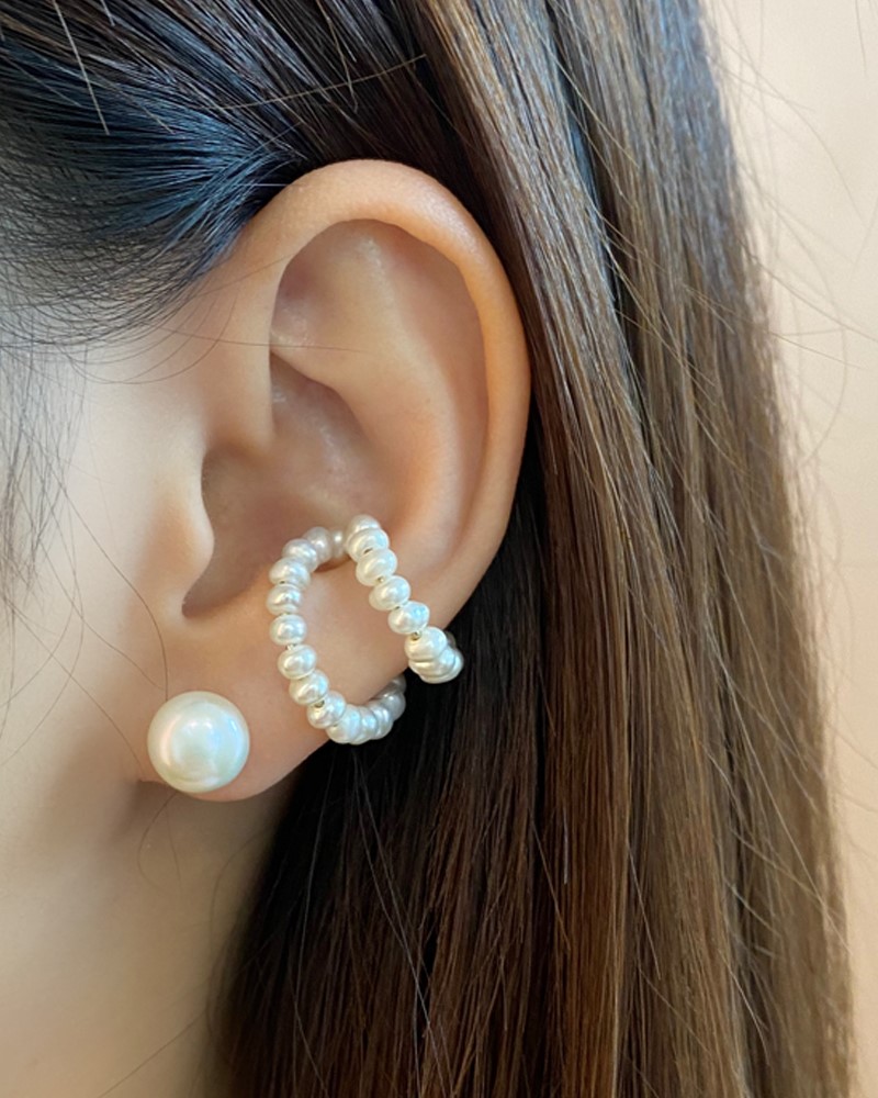 Double Pearl Earring1